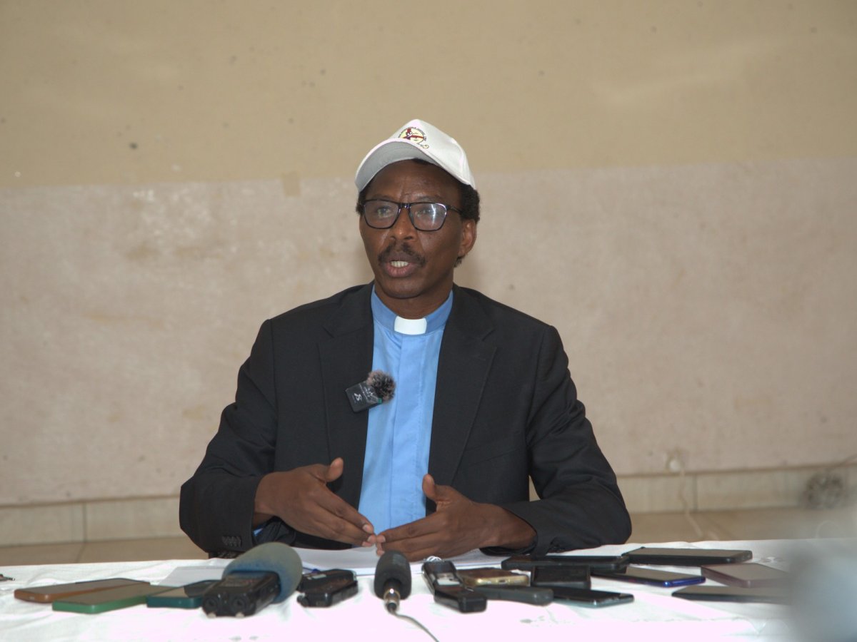 L'Abbé Emile Ndayizigiye, Secrétaire Exécutif Permanent de la CEJP-Burundi, au point de presse du 4 juillet 2026